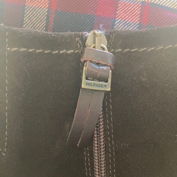 Tommy Hilfiger Knee High Brown Suede Boots - Picture 3 of 7